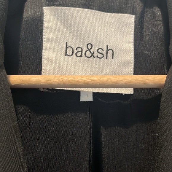 EUC - ba&sh Savage long overcoat - single button, viscose. Size 1/S/4. - Picture 3 of 6